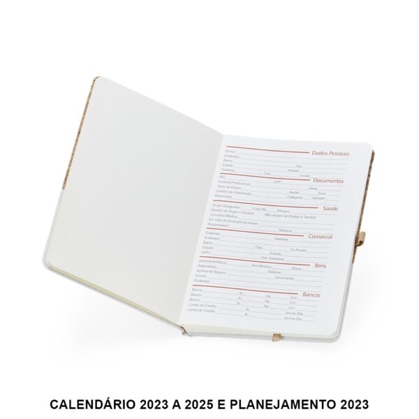 Caderno Moleskine A5 Pautado Cortiça e Linho S21781 - Image 6