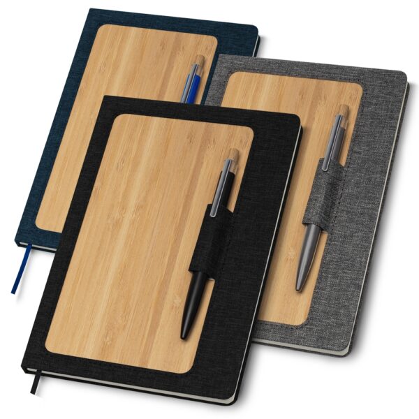 Caderno A5 Capa Dura RPET Bambu S48941