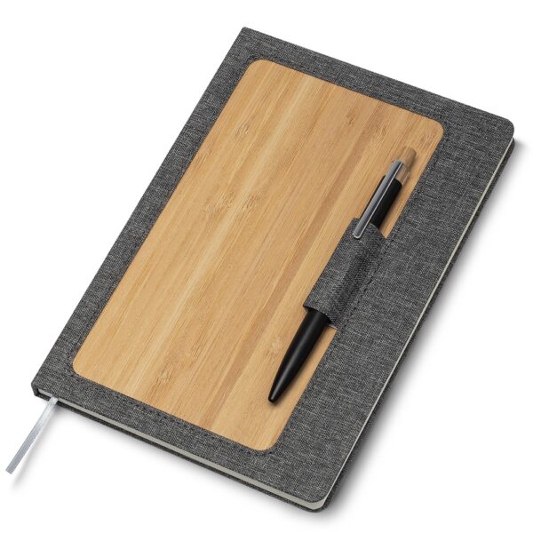 Caderno A5 Capa Dura RPET Bambu S48941 - Image 3