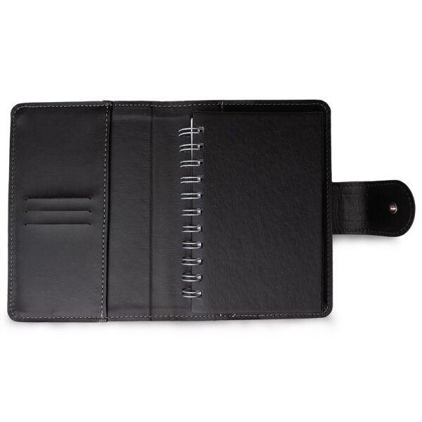 Caderno B6 Couro Sintético Fecho com Botão S36051 - Image 3