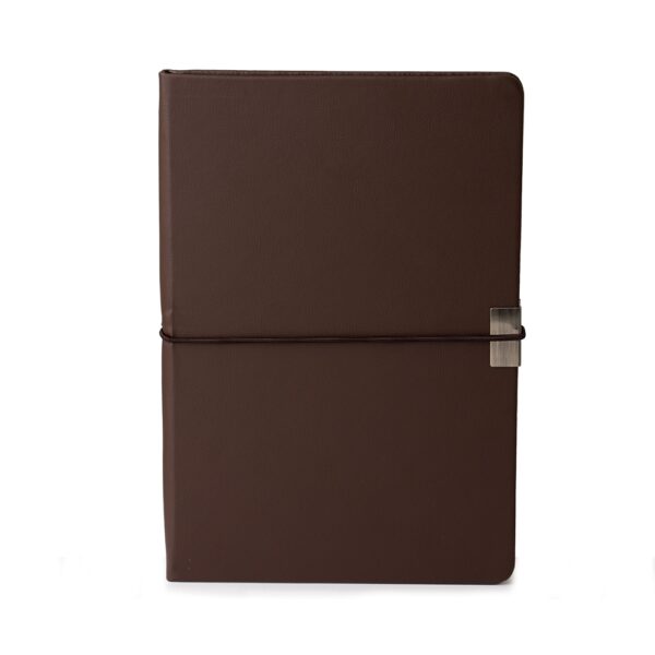 Caderno A5 Couro Sintético Fecho Metalico S92051 - Image 4