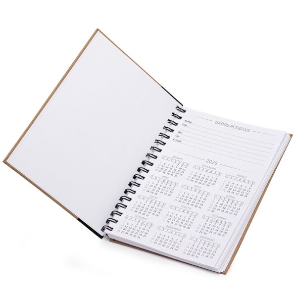 Caderno A5 Kraft Espiral S19051 - Image 7