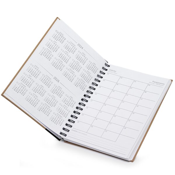 Caderno A5 Kraft Espiral S19051 - Image 2