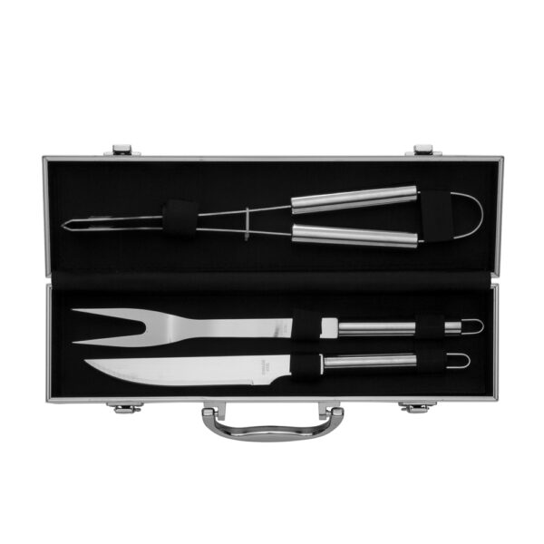 Kit Churrasco 3 Peças Inox com Estojo S95720 - Image 3