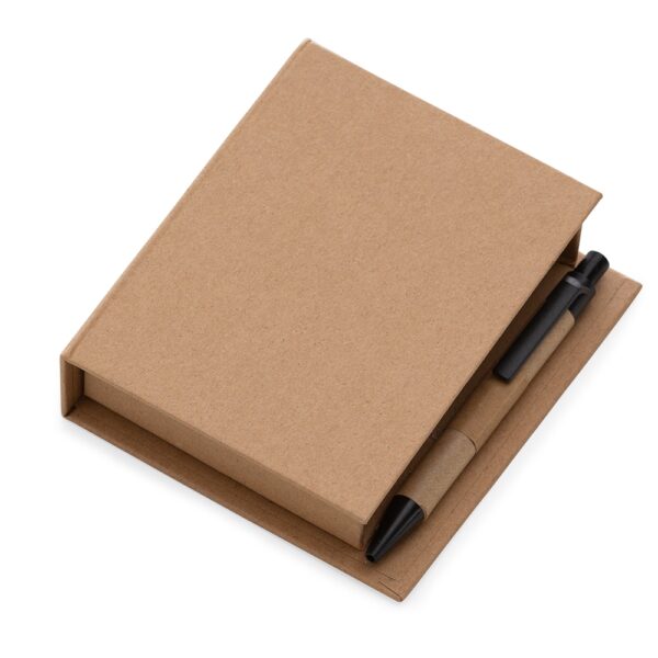 Bloco de Anotações A6 de Mesa com Caneta e Post-it Eco S82241 - Image 4