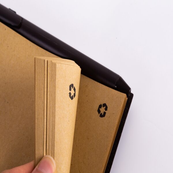 Bloco de Anotações A6 com Caneta Grãos de Café Eco S88641 - Image 4