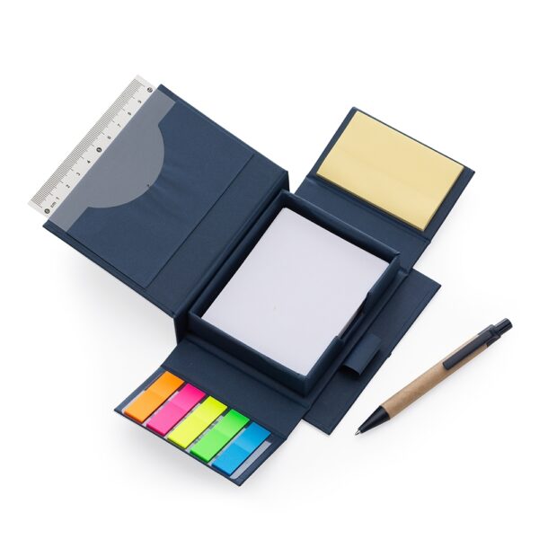 Bloco de Anotações A6 de Mesa com Caneta e Post-it Eco S82241 - Image 3