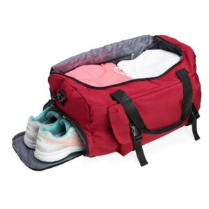 Bolsa Esportiva Nylon Troley com Bolso para Tenis e Molhados S69050