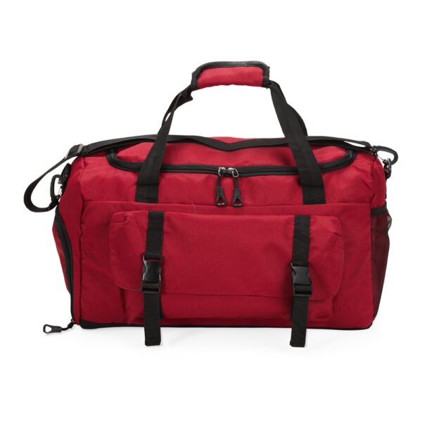 Bolsa Esportiva Nylon Troley com Bolso para Tenis e Molhados S69050 - Image 3