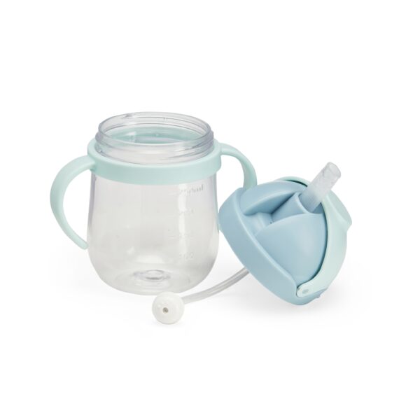 Copo de Transição Infantil Plástico com Canudo 350ml S12120 - Image 5