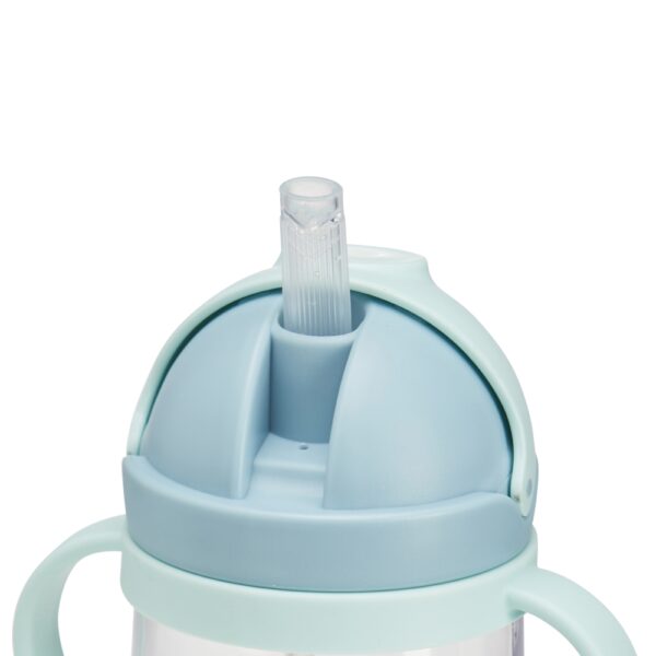Copo de Transição Infantil Plástico com Canudo 350ml S12120 - Image 4