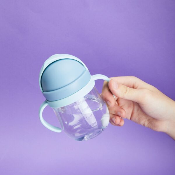 Copo de Transição Infantil Plástico com Canudo 350ml S12120 - Image 2