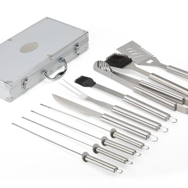 Kit Churrasco 10 Peças Inox com Estojo S64310 - Image 2