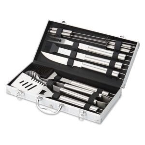 Kit Churrasco 10 Peças Inox com Estojo S64310
