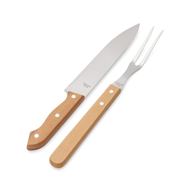 Kit Churrasco 2 Peças Inox com Estojo Kraft S34470 - Image 3