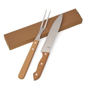 Kit Churrasco 2 Peças Inox com Estojo Kraft S34470