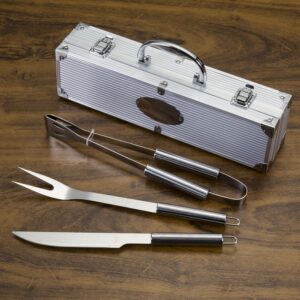 Kit Churrasco 3 Peças Inox com Estojo S95720