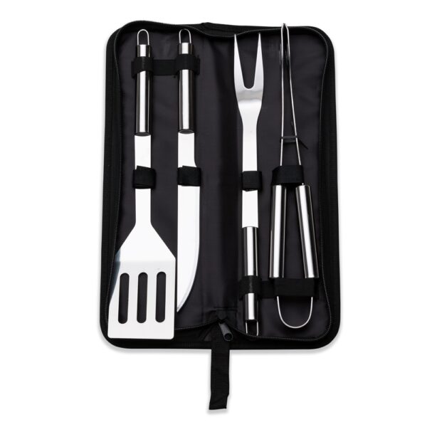 Kit Churrasco 4 Peças Inox com Estojo S44470 - Image 4