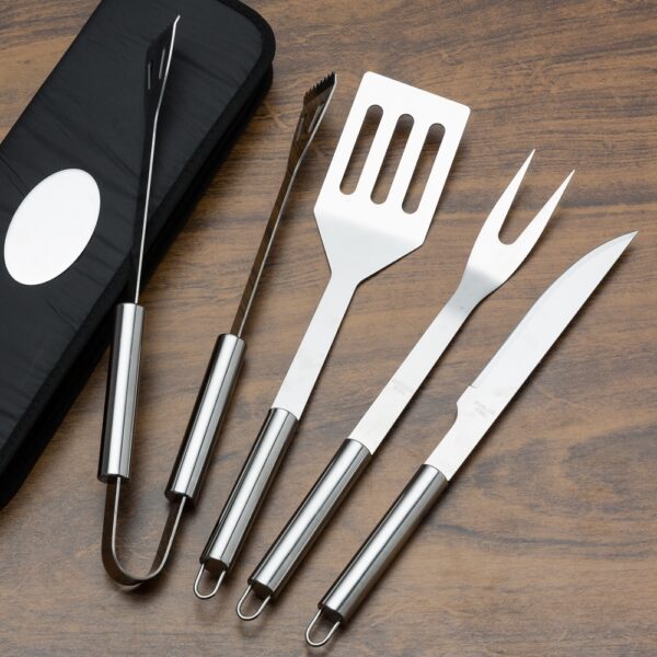 Kit Churrasco 4 Peças Inox com Estojo S44470 - Image 2