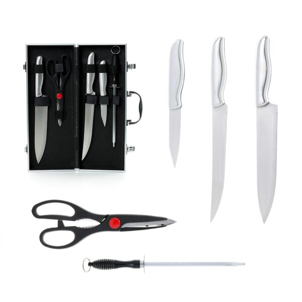 Kit Churrasco 5 Peças Inox com Estojo S54310 - Image 2