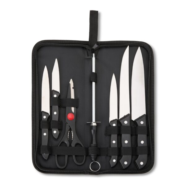 Kit Churrasco 5 Peças Inox com Estojo S79080 