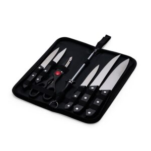Kit Churrasco 7 Peças Inox com Estojo S69080 