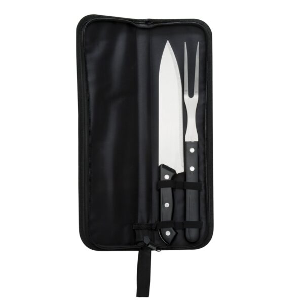 Kit Churrasco 2 Peças Inox e Madeira Bambu com Estojo S74470 - Image 3