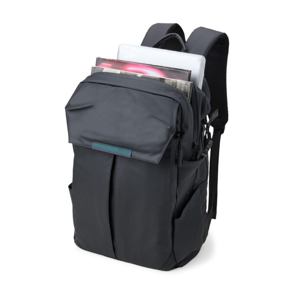 Mochila Notebook Faixa Refletiva e Couro Sintético S81110 - Image 2