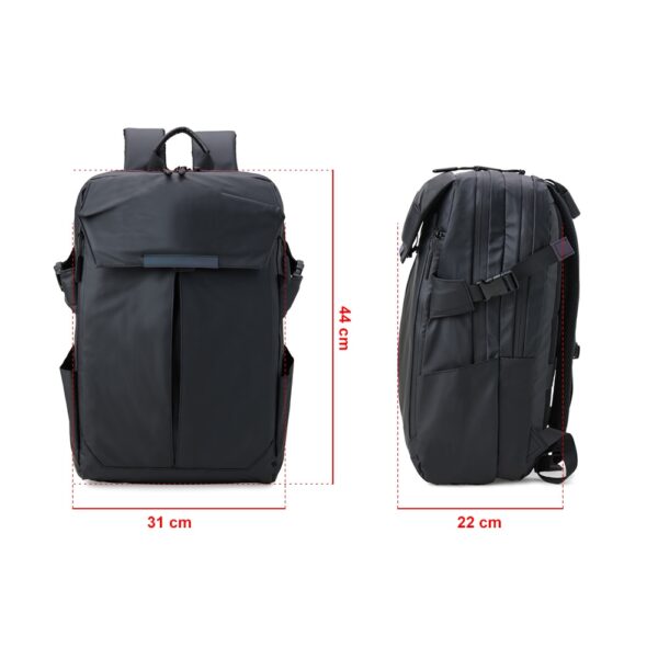 Mochila Notebook Faixa Refletiva e Couro Sintético S81110 - Image 7