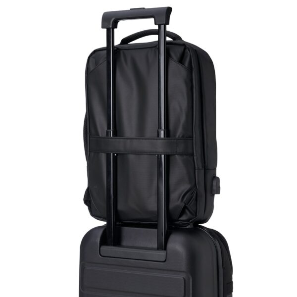 Mochila Pasta Notebook USB Troley Couro Sintético Sb10910 - Image 3