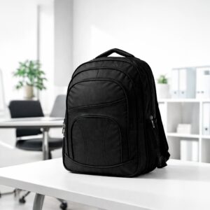 Mochila Notebook Nylon com Plaquinha Metal Alça Troley S37381 S37381@e