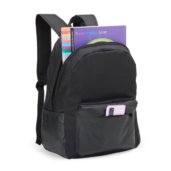 Mochila Notebook de Nylon  e Couro Sintetico S14080 - Image 2