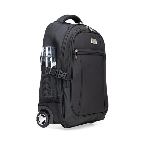 Mochila Notebook USB Nylon com Puxador Retrátil S87541 - Image 2