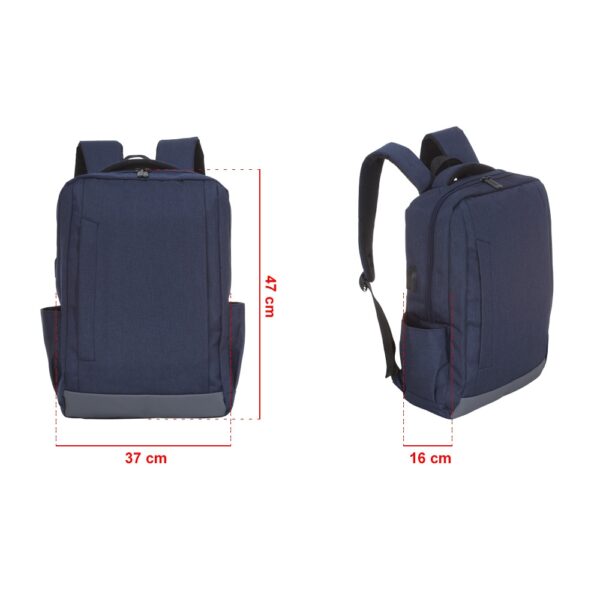 Mochila Notebook USB Nylon Troley S43030 Sb43030 - Image 6