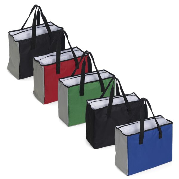 Sacola Térmica Poliéster 25L com Bolso S60681
