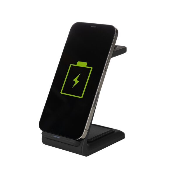 Base de Carregamento Celular, Iwatch e Fones por Indução 3 em 1 S36040