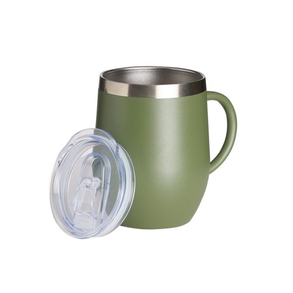 Caneca Térmica Inox 350ml Tampa Acrílica com Bocal e Trava de Segurança S18040 - Image 6