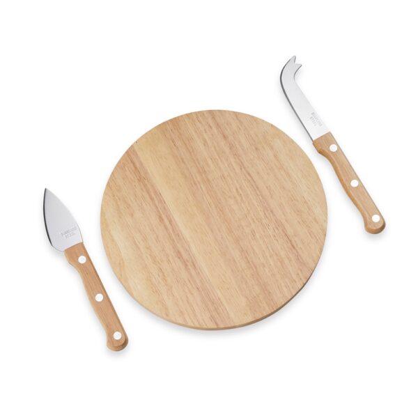 Kit Queijos e Frios 3 Peças Madeira de Bambu e Inox S22280 - Image 3