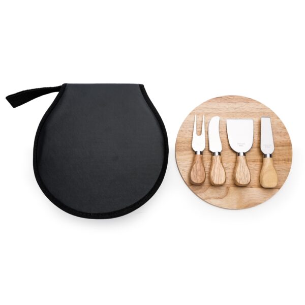 Kit Queijos e Frios 5 Peças Madeira de Bambu e Inox S22221 - Image 2