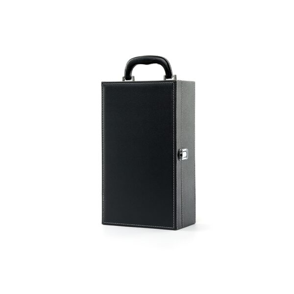 Kit Vinho 4 Peças Estojo para 2 Garrafas Couro Sintético S49430 - Image 3