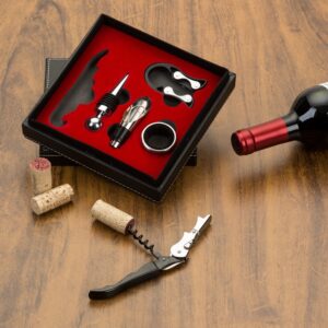 Kit Vinho 5 peças com Estojo Presente S60431