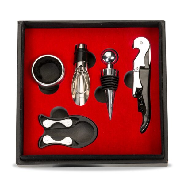 Kit Vinho 5 peças com Estojo Presente S60431 - Image 2
