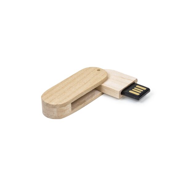 Pen Drive Giratório Bambu 4/8/16/32GB S330 - Image 2