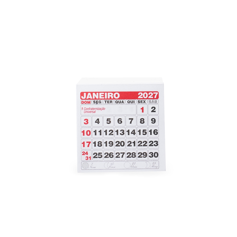 Calendário Mensal Anual de Mesa em PVC S75621 S85621 - Imagem 10