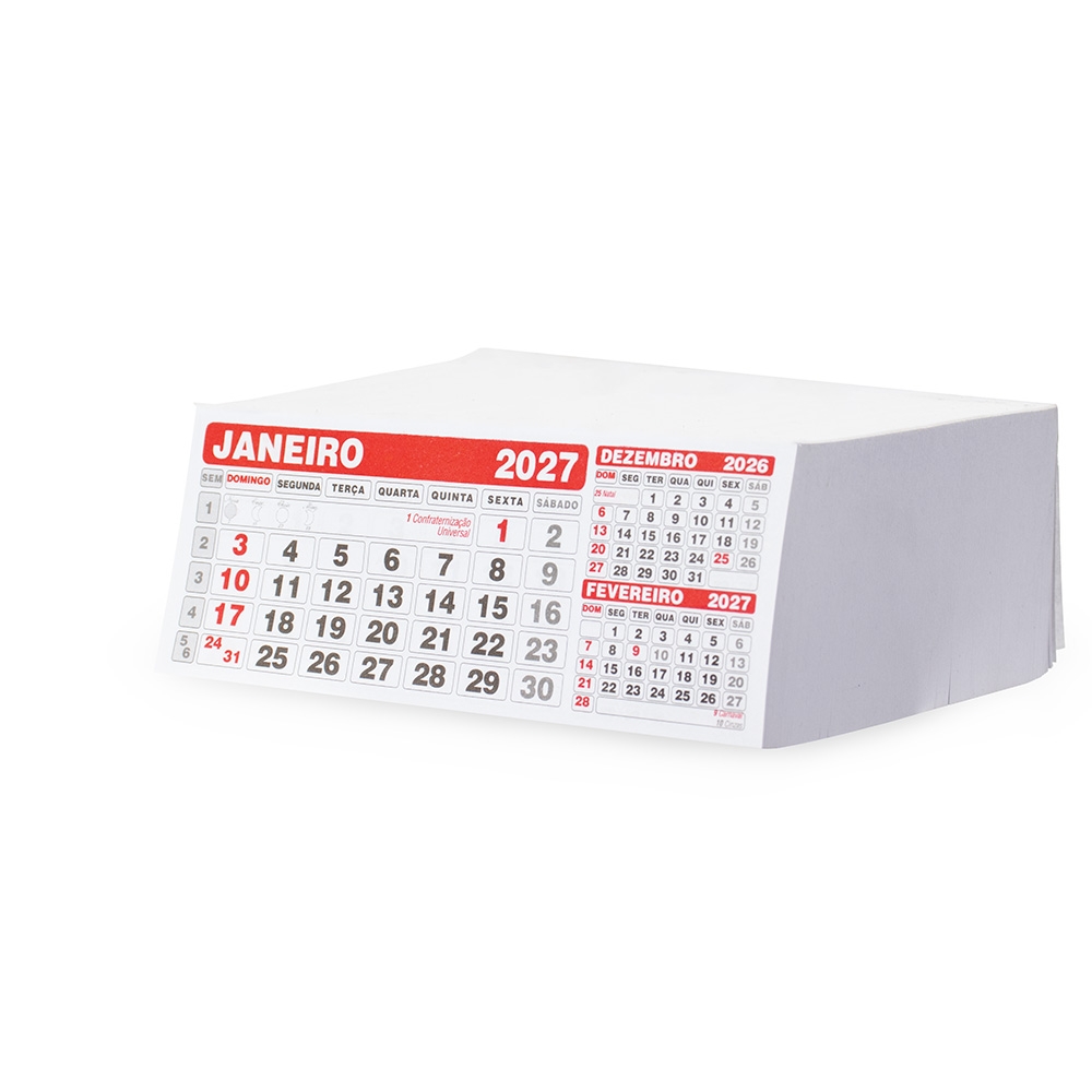 Calendário Mensal Anual de Mesa em PVC S75621 S85621 - Imagem 3