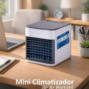 Climatizador e Umidificador de Ar Portatil 500ml LED RGB S10060