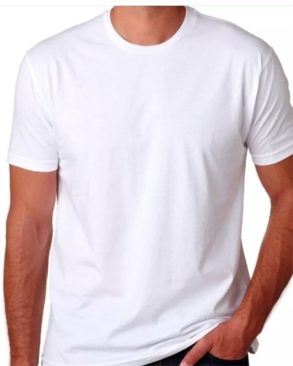 Camiseta Gola Redonda Malha de Algodão e Poliviscose Scam - Image 5