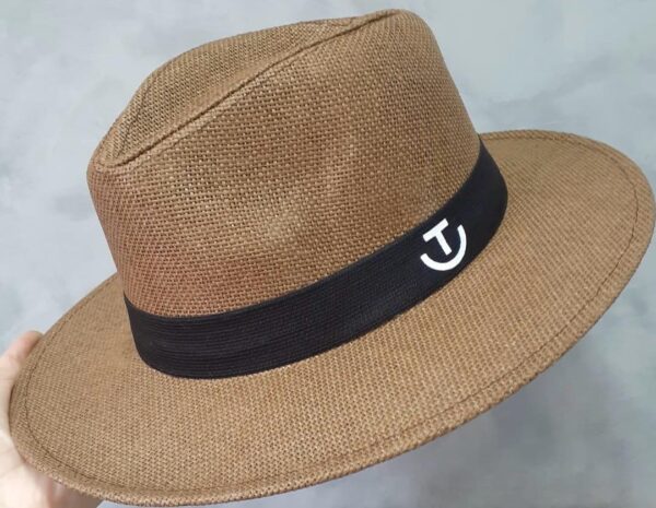 Chapéu Agro Panamá Vintage Palha Shantung Aba Larga Casual e Versátil Schapeu - Image 10