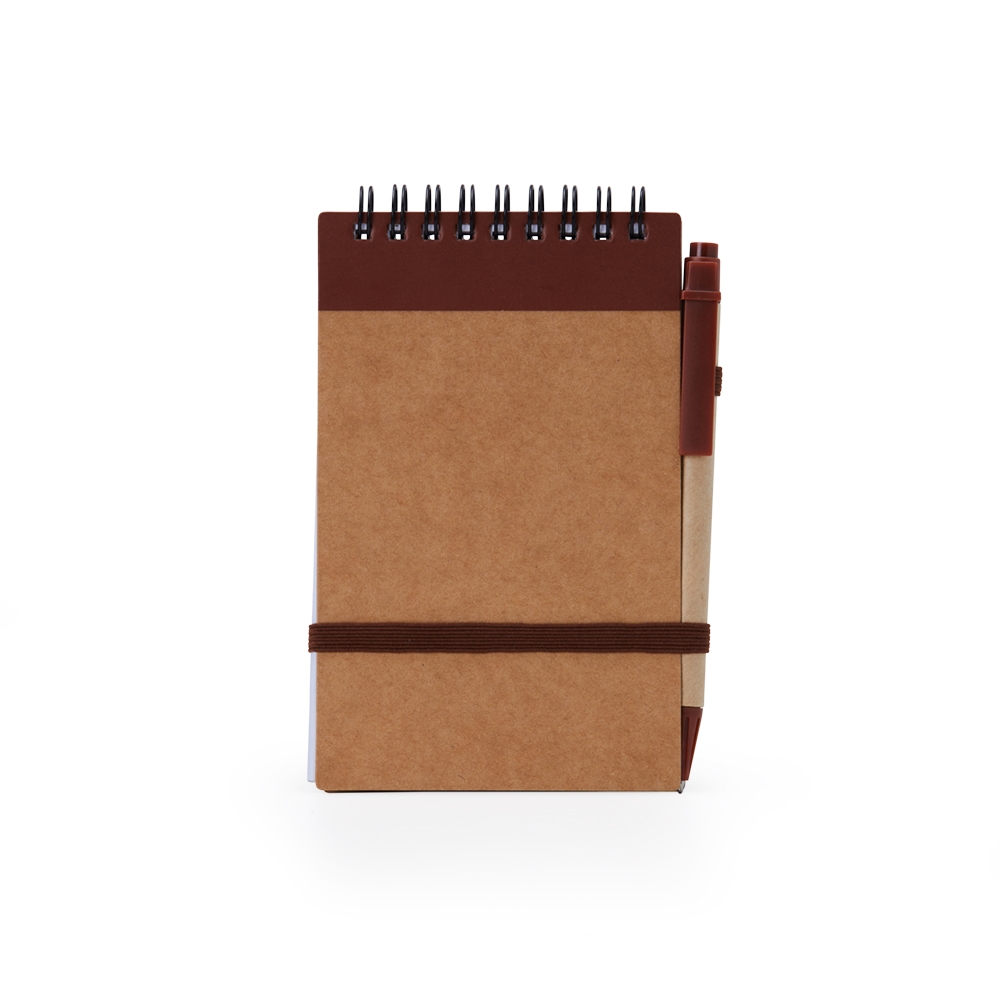 Bloco de Anotações Kraft A6 com Caneta Eco S46050 - Imagem 4