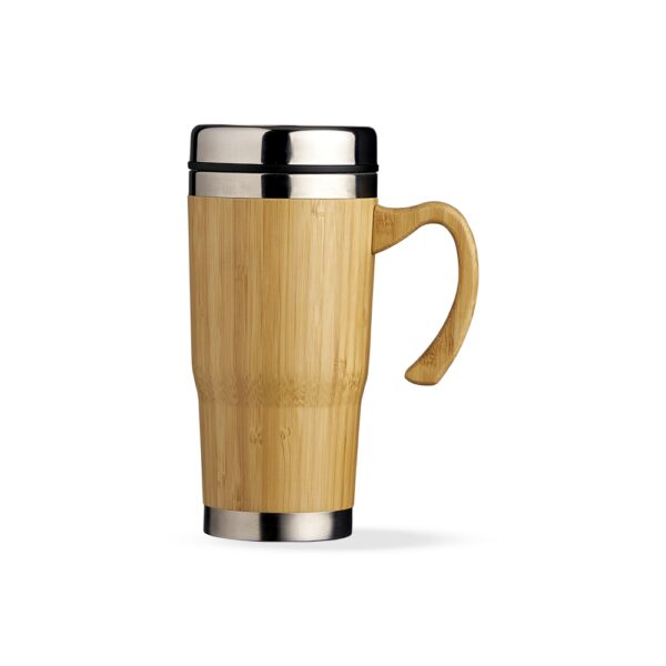 Caneca Inox e Bambu 500ml S34681 - Image 2